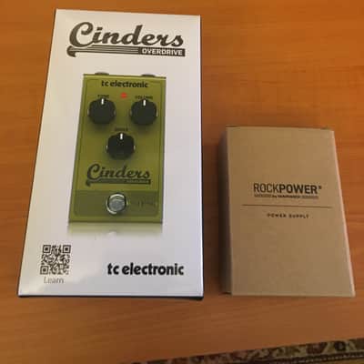 TC Electronic Cinders Overdrive + Rock Power 9v Adaptor from July 2025, both 100% New in original boxes image 10