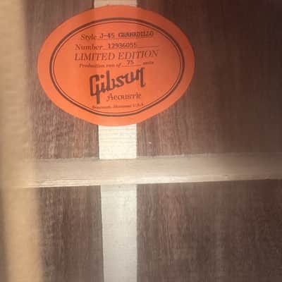 Gibson Limited Edition J-45 Granadillo 2016 - gloss image 3