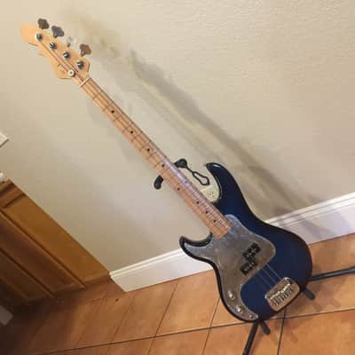 Stunning 1991 USA G&L SB-1 Blueburst LEFTY w OHSC image 2