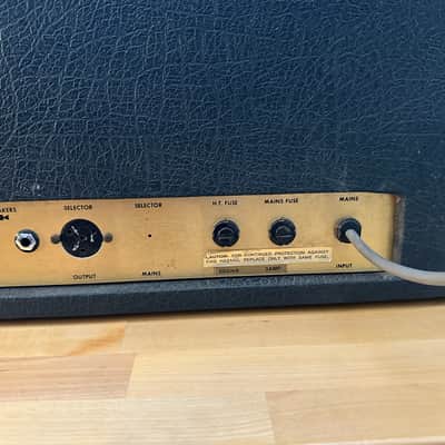 Marshall JMP 1987 MK II 2-Channel 50-Watt Guitar Amp Head 1975 - 1981 - Black image 11
