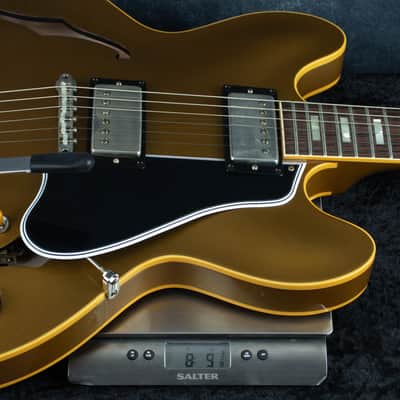 Gibson Custom Made to Measure 1964 ES-335 Reissue VOS, Gold Mist, Bigsby 160312 image 6