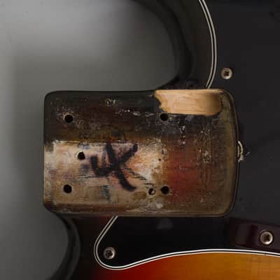 Fender  Precision Bass Solid Body Electric Bass Guitar (1976), ser. #76-51232, original black tolex hard shell case. image 16