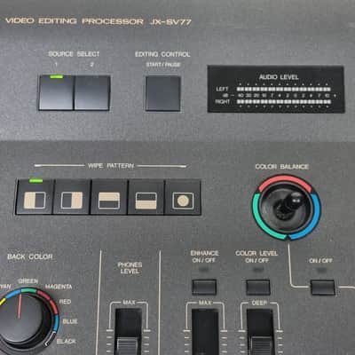 JVC JX-SV 77 Video editing processor 1990's - Black image 3