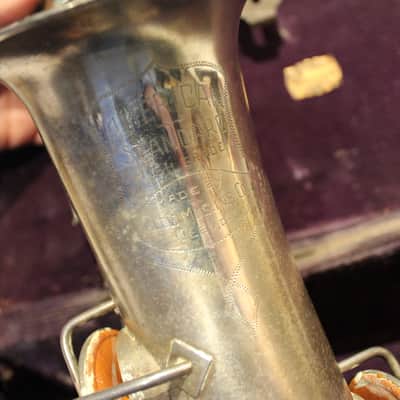 Cleveland Musical Instruments Vintage Silver Plated Model American Standard Alto Saxophone image 6