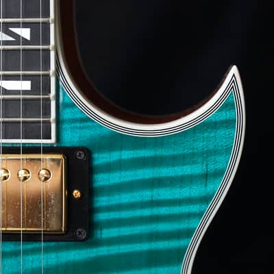 Gibson Les Paul Supreme Florentine Caribbean Blue 2014 - Caribbean Blue image 10