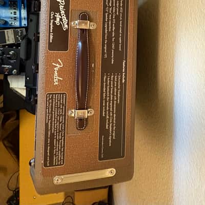 Fender Chris Stapleton Signature '62 Princeton 1x12" 12-Watt Guitar Combo 2019 - Present - Brown Vinyl with Wheat Grille Cloth image 6