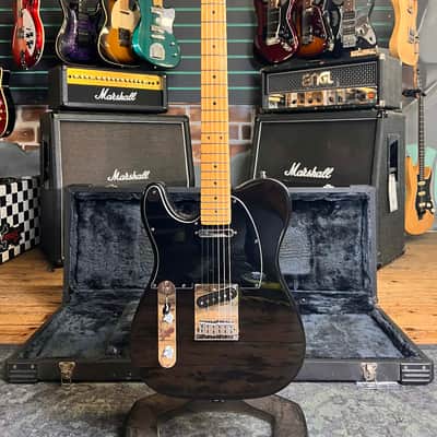 Fender American Standard Telecaster Black 1997 Left Handed Electric Guitar image 1