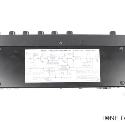 Moog Three Band Parametric Equalizer 3 eq SERVICED rack VINTAGE GEAR DEALER image 8