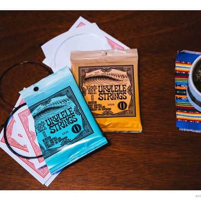 Ukulele Strings Clear Nylon Full Set w/ Ball End for Concert & Soprano Ukes, Easy-Install image 3