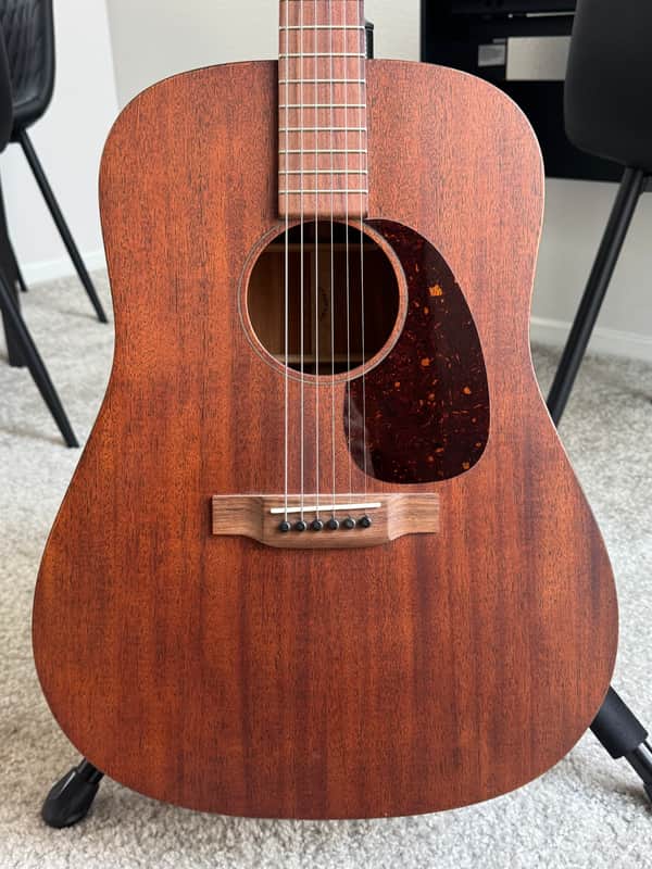 FREE SHIPPING - Mint, barely used - Martin D-15M Mahogany Dreadnought Acoustic Guitar - Natural