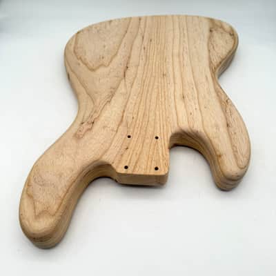 Jazz Bass Body 5-String Swamp Ash Unfinished 2-Piece Light Mint/New bb6505 image 7