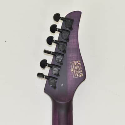 Schecter Banshee GT FR Guitar Satin Trans Purple B-Stock 0436 image 8