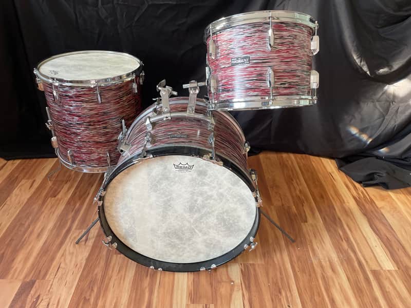 Pearl 3 pc. President Series 20/12/16 Vintage 1970s - Red Tiger image 1