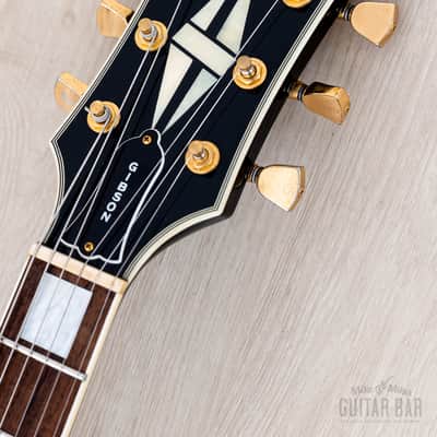 2000 Epiphone by Gibson Les Paul Custom Black Beauty LPC-80 w/ Case & Open Book Headstock, Japan Fujigen image 4