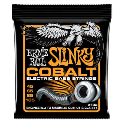Ernie Ball 2733 Hybr ID Slinky Cobalt Electric Bass Strings   45 105 Gauge image 1