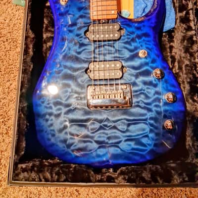 Ernie Ball Music Man JP15 2015 - Blue Burst image 3