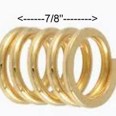 Bigsby® B3G-B5G-B7G Tremolo Arm Spring~3/4" OD x 7/8" Tall~Gold~USA~Brand New image 3
