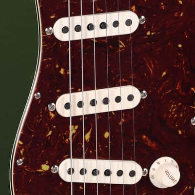 Fender Custom Shop 1963 Stratocaster Deluxe Closet Classic Aged Cadillac Green Master Built by David Brown (Serial #R129400) image 12