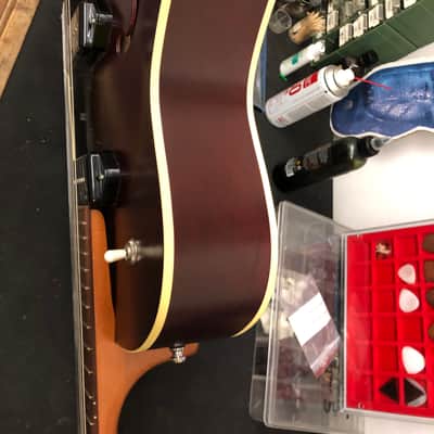 Godin 5th Avenue CW Kingpin II P90 2010's - Burgundy image 4