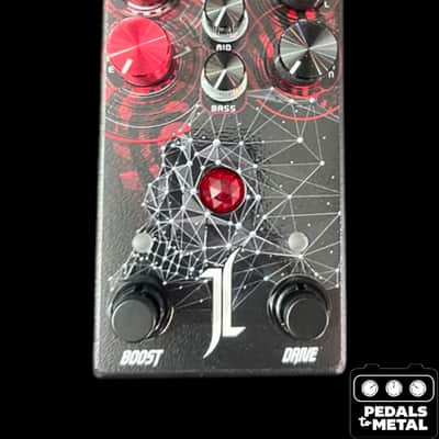 All-Pedal Devil's Triad Essentials Jeff Loomis Signature Overdrive 2024 - Present - Black / Red Graphic - X18748 image 3