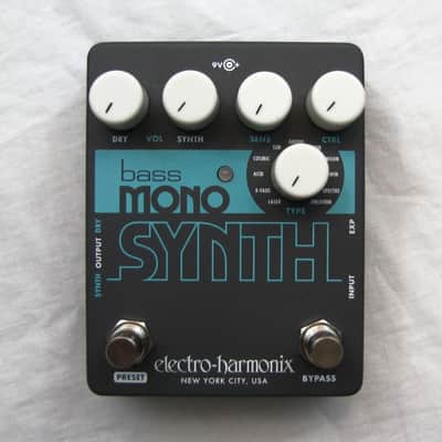 Used Electro-Harmonix EHX Bass Mono Synth Synthesizer Guitar Pedal image 1