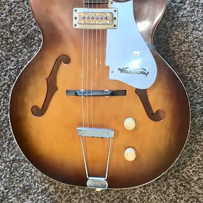 Vintage Harmony Rocket hollow body electric guitar made in usa image 3