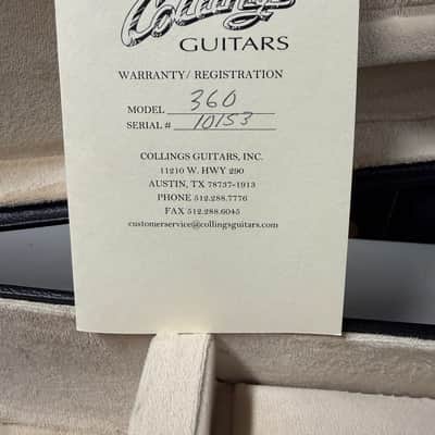 Collings 360 2011 Doghair w/ Rare Mini Humbucker Configuration Very Good Condition (356) image 8