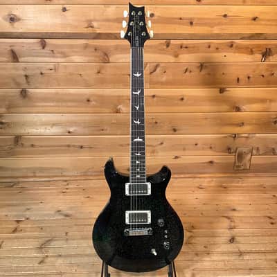 PRS S2 Mira 594 Electric Guitar - Black Rainbow Holoflake image 2
