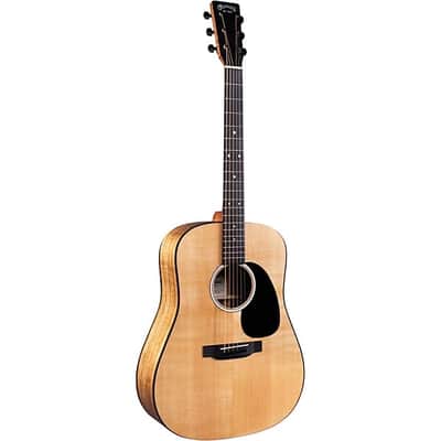Martin D-12E Road Series Koa Fine Veneer Dreadnought Acoustic-Electric Guitar - Natural image 2