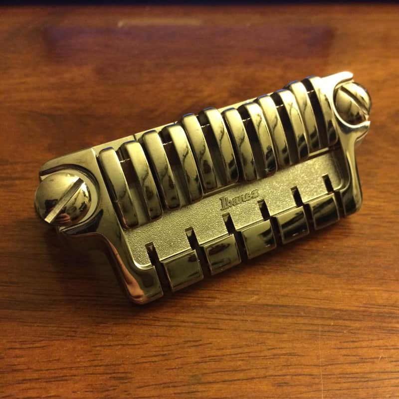 Ibanez Gibraltar Plus CB43 Guitar Bridge 2013 Nickel image 1