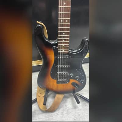 Squier Bullet Strat Electric Guitar Sunburst image 3