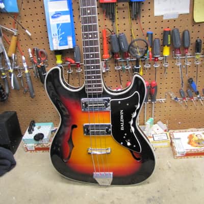 Baldwin Vibraslim Bass Circa 1966, 1967  - Sunburst, UK Built image 2