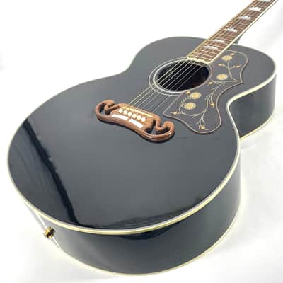 2012 Gibson SJ-200 Standard - Super Jumbo Electro Acoustic – Ebony image 2