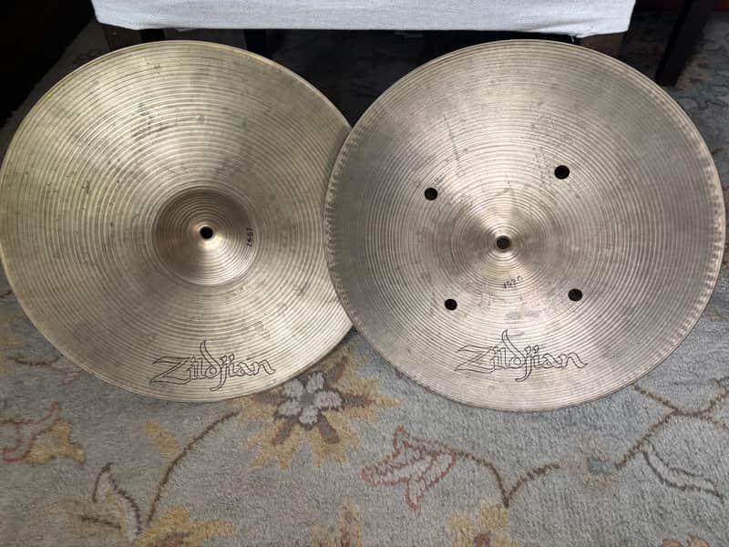 Zildjian Hollow logo 15” Quick Best Hi Hat Cymbals image 1