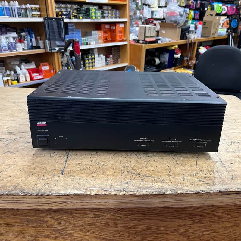 Used Adcom GFA-2535 Stereo Power Amp Amplifier Made in the USA image 1