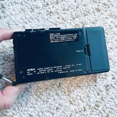 [RARE] AIWA TP-M12 Micro Cassette Corder, Excellent Looking ! For Display or Repair ! image 12