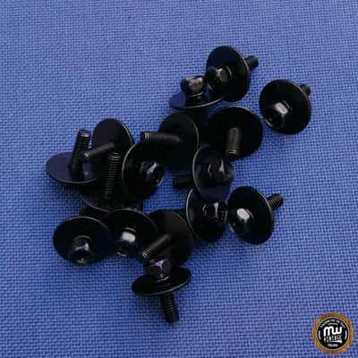 Pearl CL-100B Lugs Tom Snare Black Masterworks Masters Pack Of 8 Rare image 7
