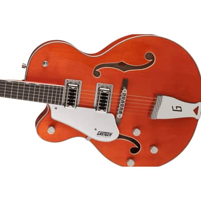 Gretsch Electromatic LEFT HANDED G5420 Single Cut Hollow Body - Orange Stain image 5
