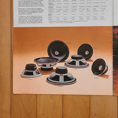 Altec Lansing Dealer Catalog 1970s "Musical Sound Equipment" # AL-1390B image 5