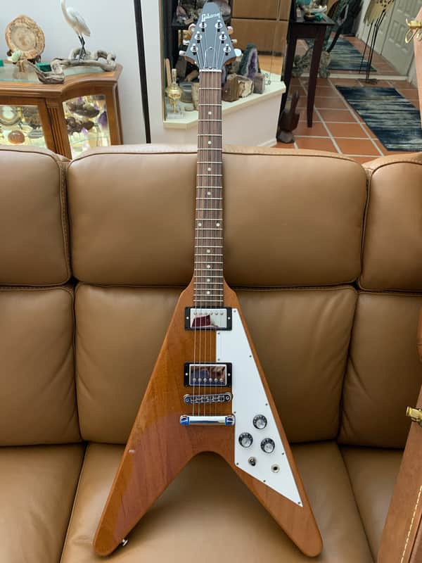 Gibson Flying V 2019 Antique Natural with case NEVER PLAYED image 1