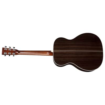 Martin OMJM John Mayer Signature Acoustic-Electric Guitar w/ Custom Hardshell Case - Natural image 9
