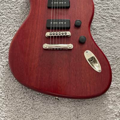 Fender Modern Player Jaguar 2011 MIC P90 Transparent Red Rare Guitar + Gig Bag image 2
