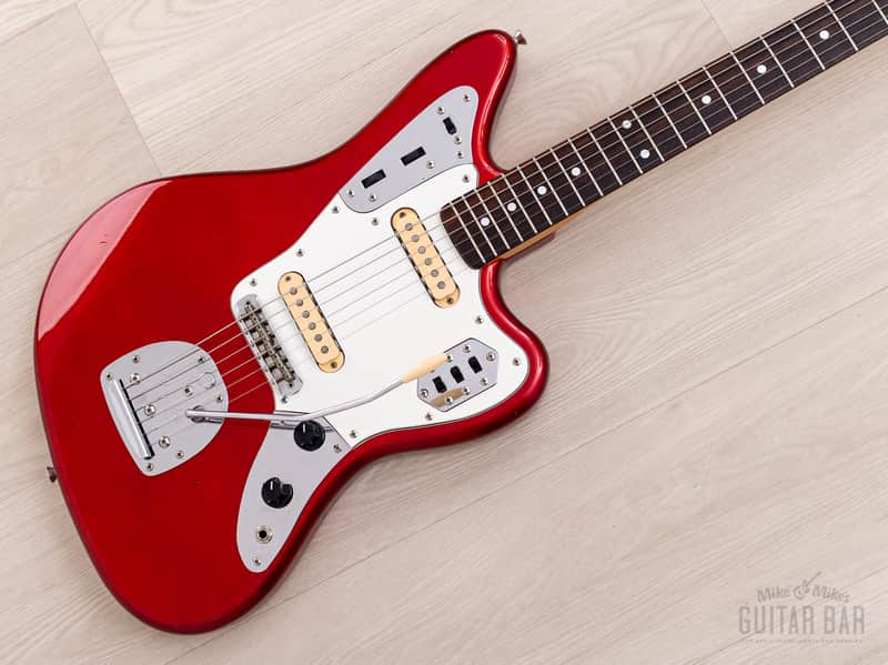 1986 Fender Jaguar '62 Vintage Reissue JG66-75 Candy Apple Red First-Year, Japan MIJ Fujigen image 1
