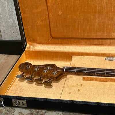 New Fender Custom Shop Artisan Maple Burl Jazz Bass, Rosewood Fingerboard, Aged Natural, Comes With Pro Setup and Ships Fast! image 21