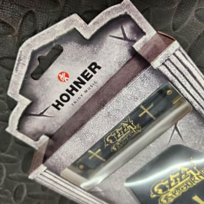 Mint Hohner Ozzy Harmonica MZ20191 FlexCase Medium Harmonica with Case 2010s - Black image 11