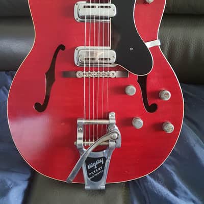 Maton 777 Supreme 1964 - Translucent red image 2