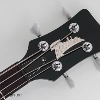 Italia Mondial Classic Bass, Italia blue, semi-hollow, Piezo Bridge , Resoglass top, made in Korea image 5
