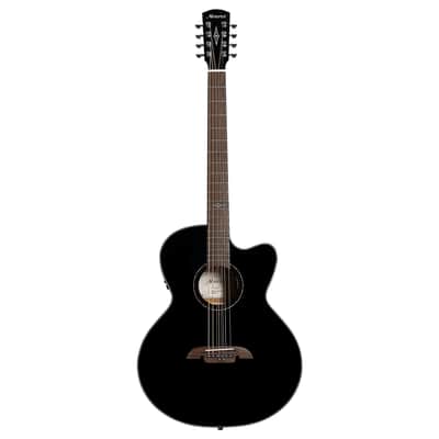 Alvarez ABT60ce 8-String Black Artist Baritone image 5