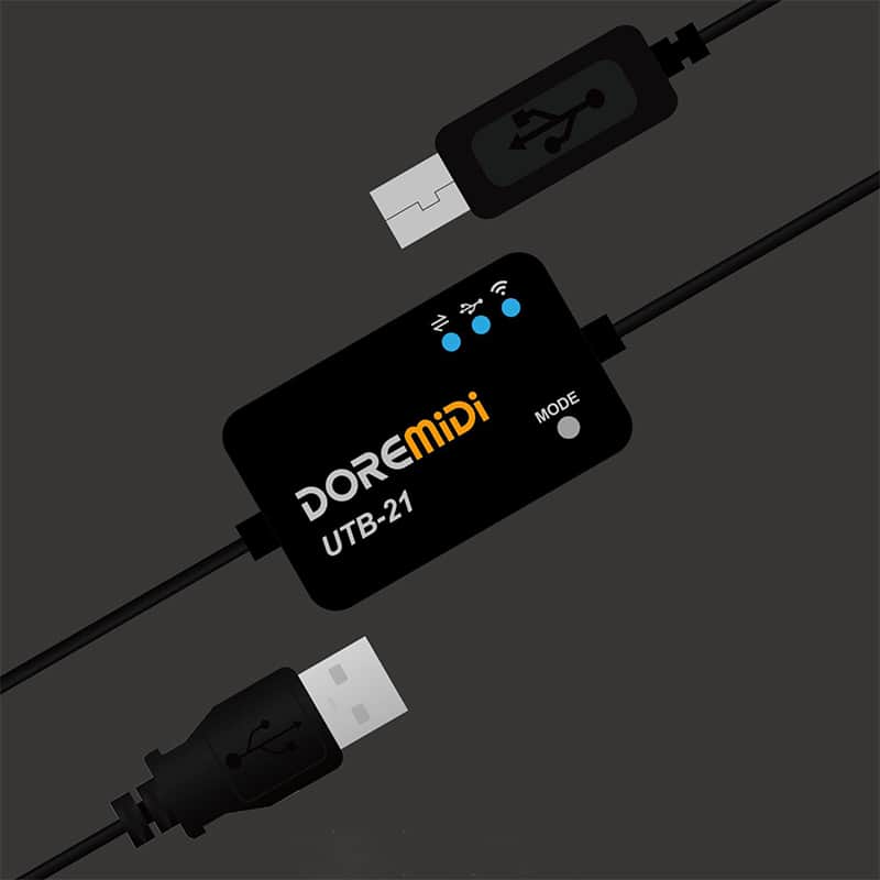 USB Midi To Bluetooth Midi Adapter Wireless Midi Usb Cable With indicator For Yamaha Midi Device image 1