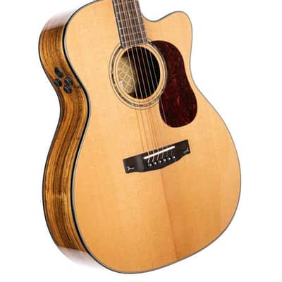 Cort Gold Series Gold-OC6 Bocote Acoustic-Electric Guitar w/ Solid Sitka Spruce Top, Bocote Back & Sides, Fishman Flex Electronics, Natural Glossy w/ Case, See Video, Mint Condition image 10